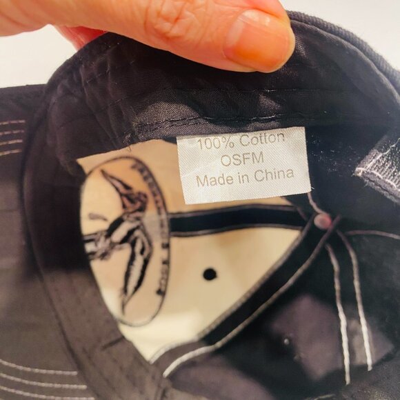 Black White Duck Commander Logo Hunting Cap - Picture 10 of 10